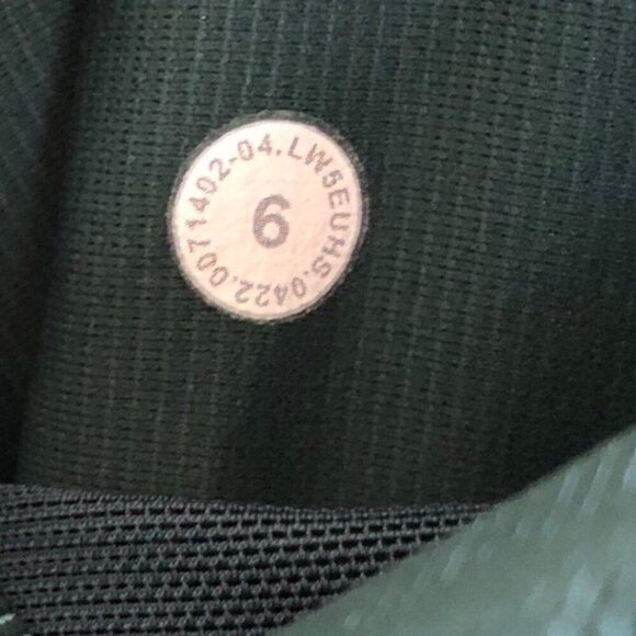 Lululemon Base Pace High-Rise Tight 25" Size 6 Two-Tone Ribbed Green Jas… - Picture 8 of 10